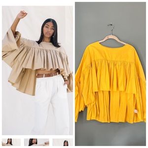 Sloan the statement top yellow sz 1